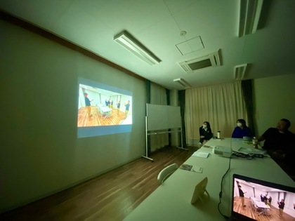 343/1000　朝礼の練習やってます。