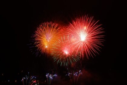 今年も赤川花火大会が始まる